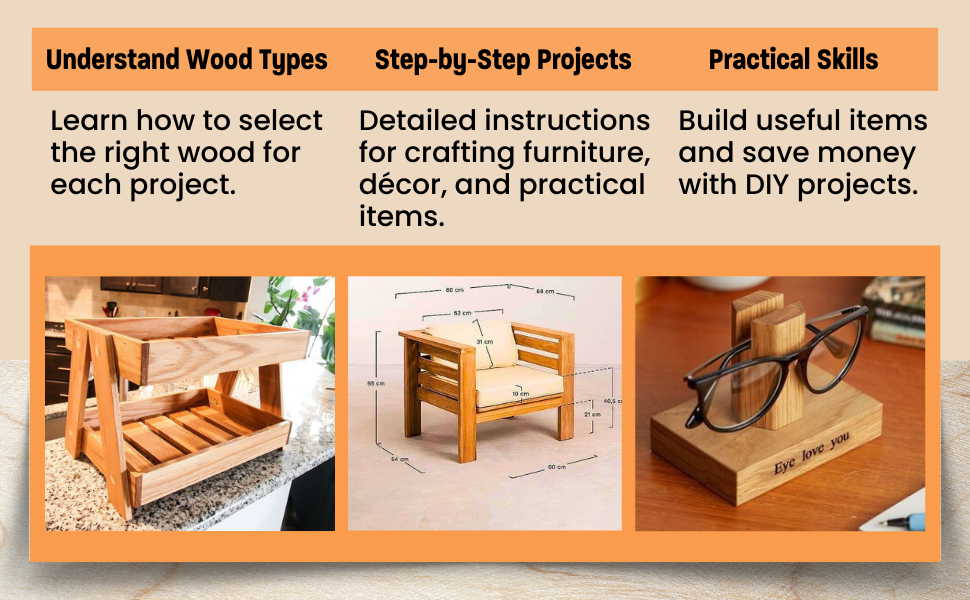 Woodworking and Epoxy Resin Art for Beginners (2 Books in 1): Step-by-Step Guide to Creating Wood Crafts, Tabletops, Coasters, Jewelry, and More - Includes Carpentry Plans and Resin Video Tutorials 7 woodworking