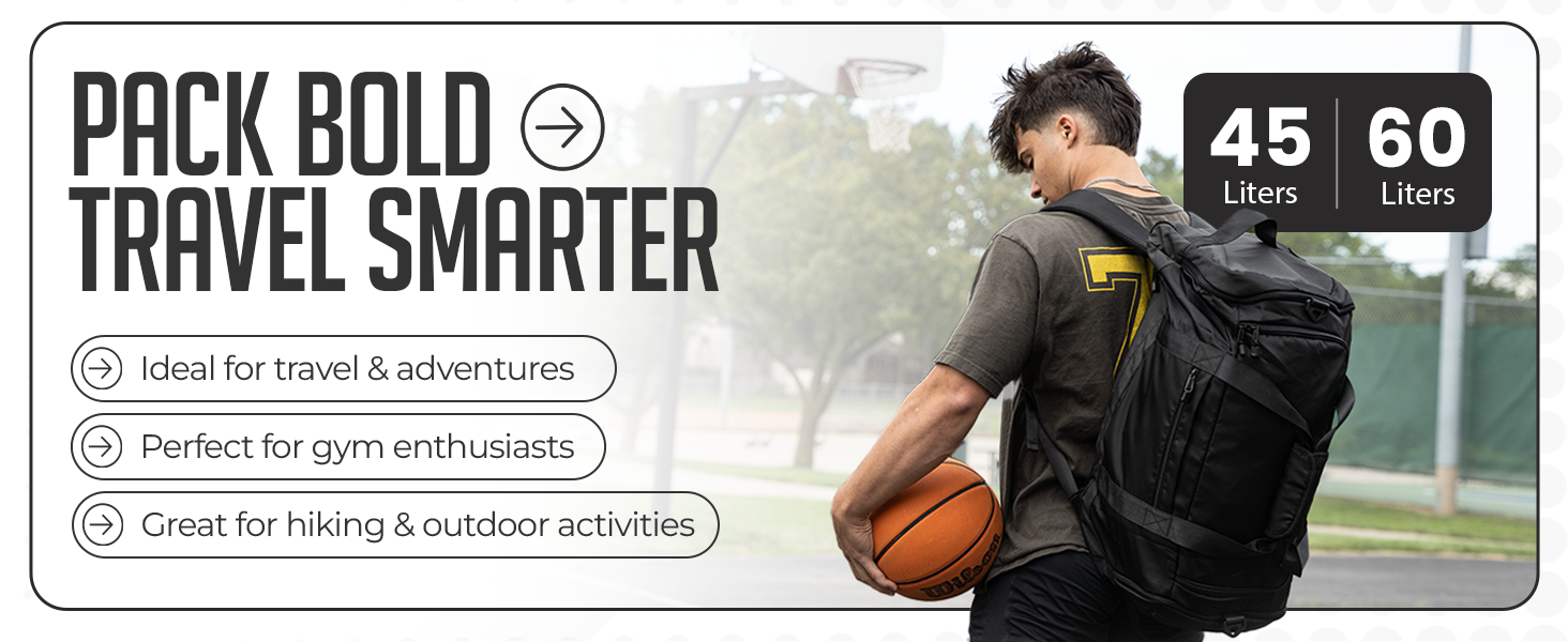 duffel bag for basketball and football