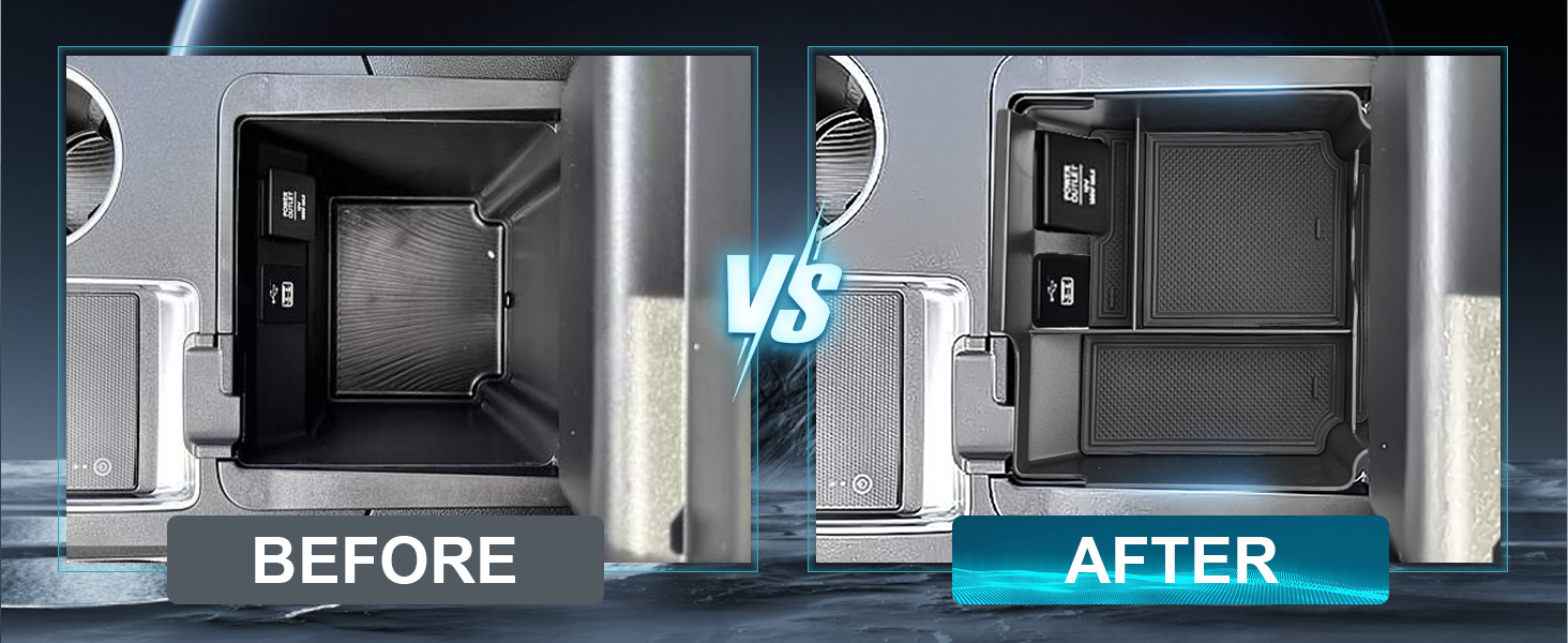 CDEFG Center Console Organizer Tray for 2022 2023 2024