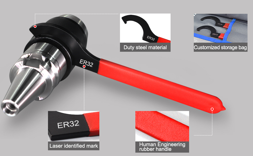 AutoWanderer Tool Universal Spanner Wrench Set 6Pcs Steel Adjustable