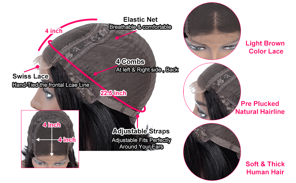 Bob 4x4 Lace Closure Wig