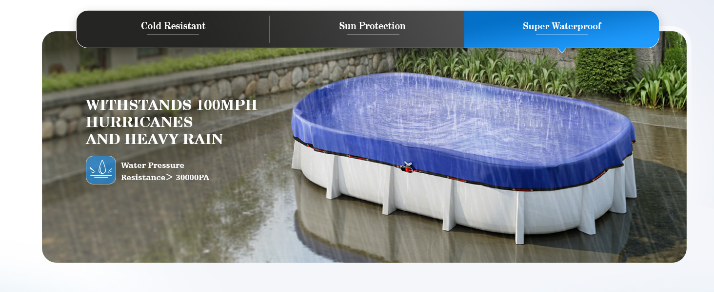 winter oval pool cover