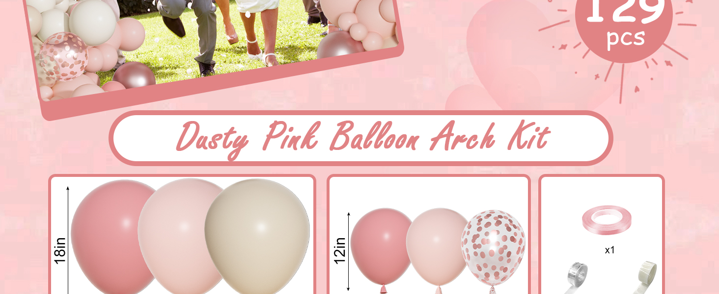 pink balloons
