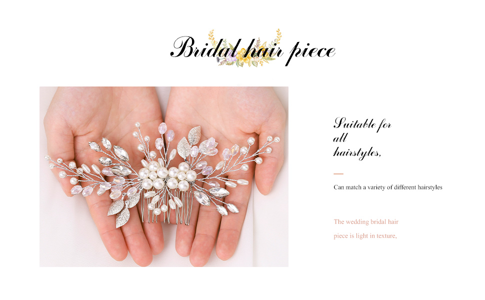 Hair side pieces for wedding