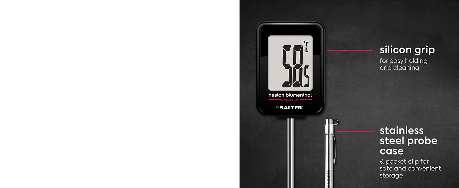 Salter 515 BKCR Leave-In Digital Kitchen Thermometer