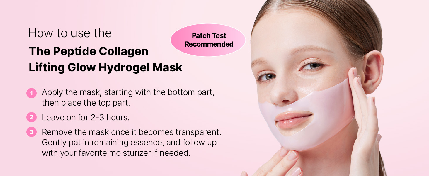 how to use_ aplly the mask, leave on for 2-3 hours and remove the mask once it becomes transparent