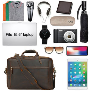 leather shoulder bag for men