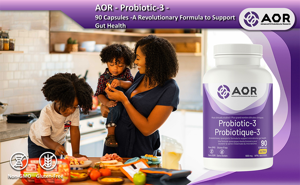 AOR Probiotic 3, 90 Capsules Advanced Gut Health Complex for Women