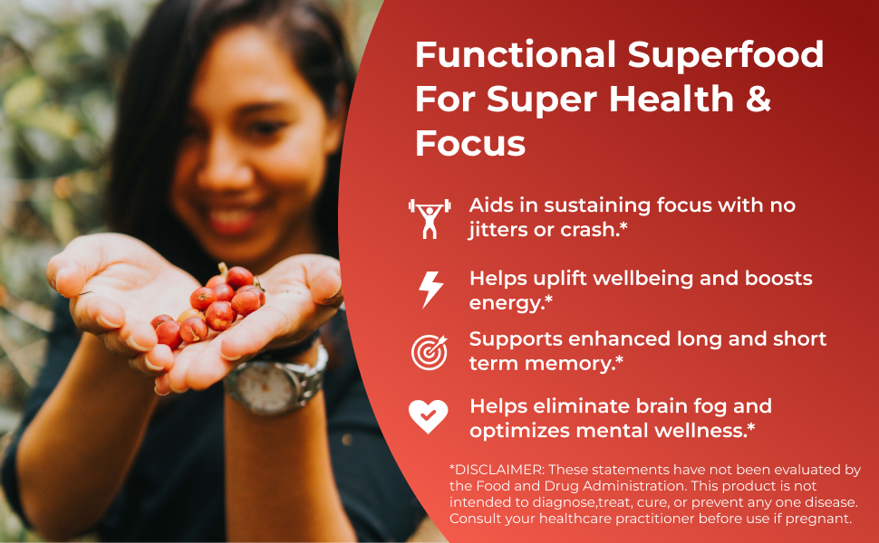 Neovida Cascara Clarity, Coffee Cherry Powder, All Natural