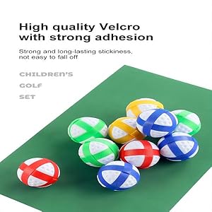 High quality velcro with strong adhesion mini indoor golf pinemeadow golf