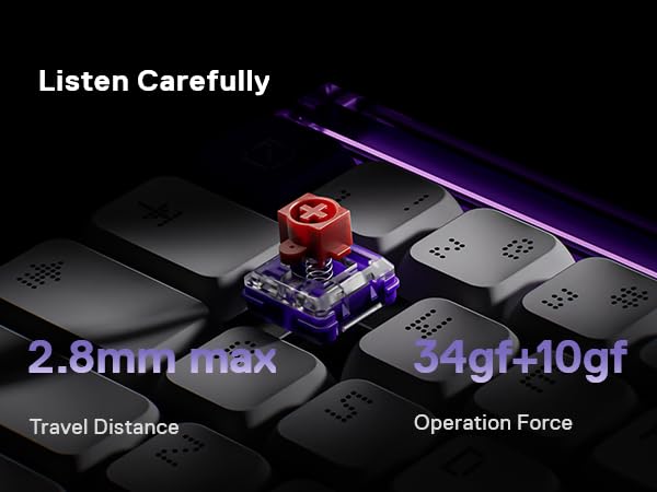 Amazon.com: MelGeek MADE68 Air 65% Low-Profile Gaming