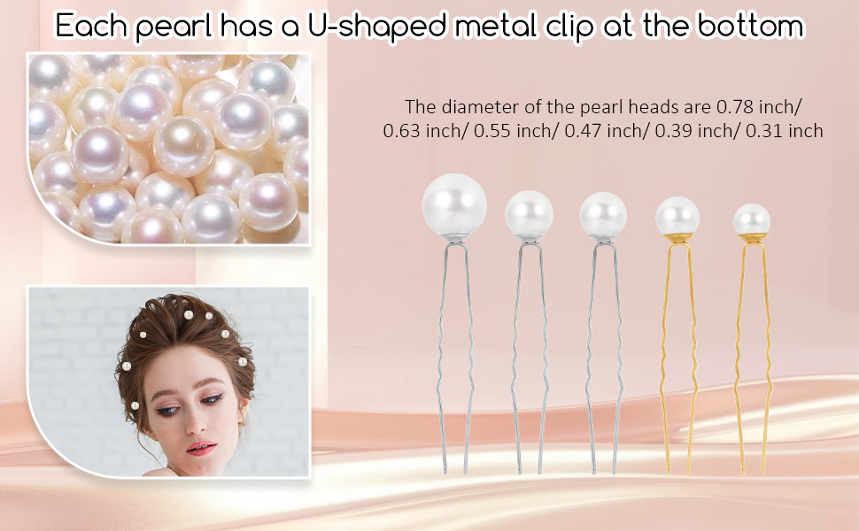 Pearl Hair Pins