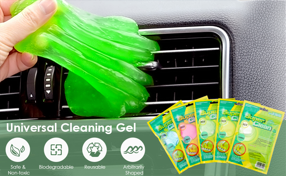 Bedee Keyboard Cleaner (5pcs)+ Storage Box Cyber Cleaning Gel