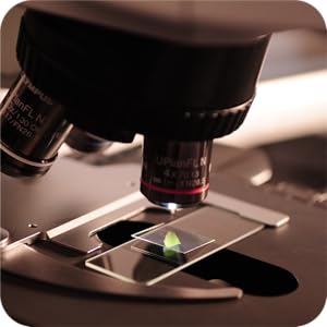 Nahaufnahme eines Mikroskops