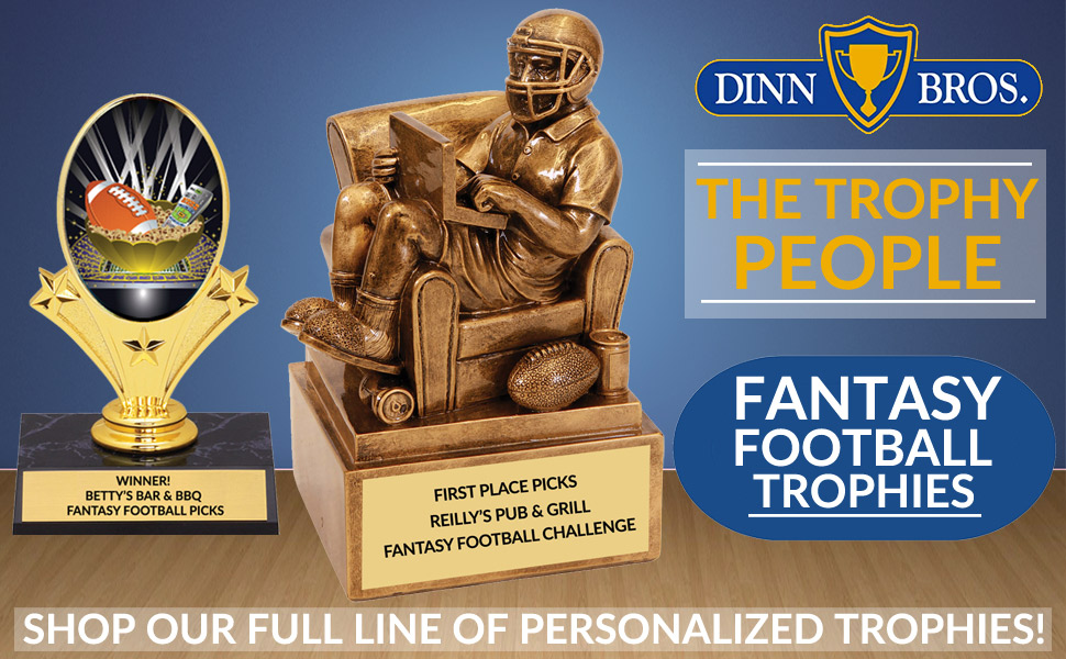DINN BROS Custom Football Bobble Head Trophy, Customize