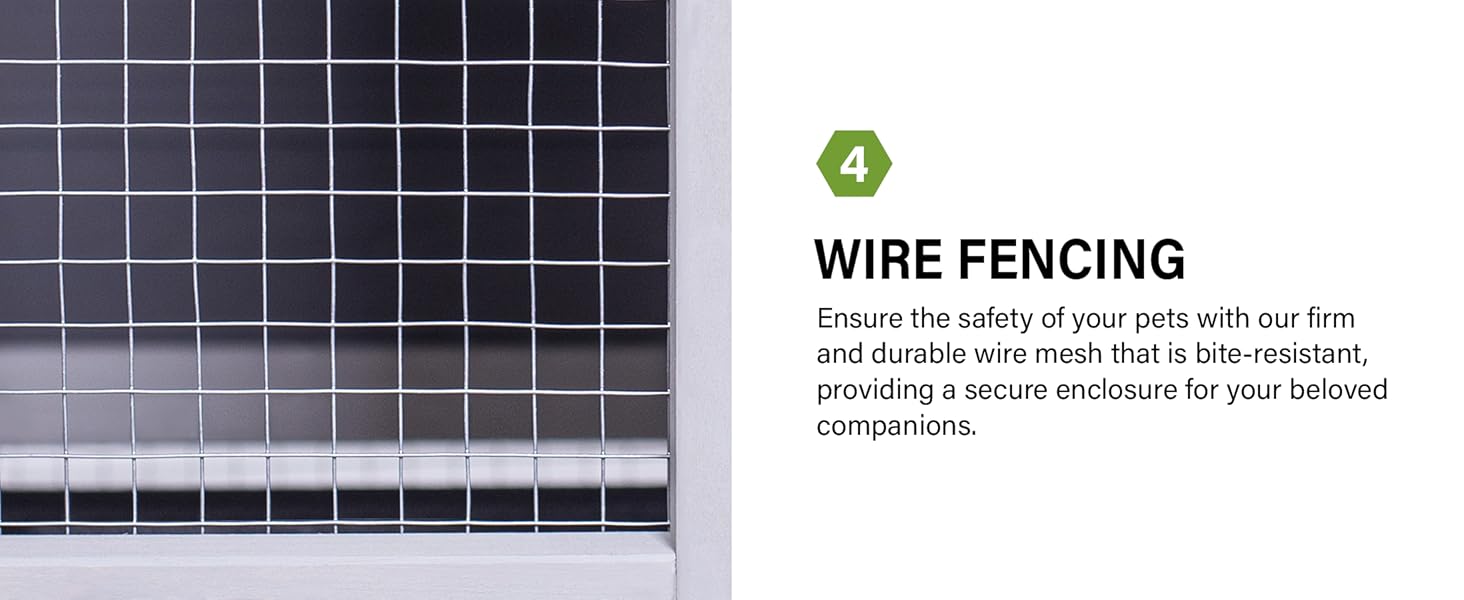 Rabbit Hutch with Trays Outdoor Weatherproof