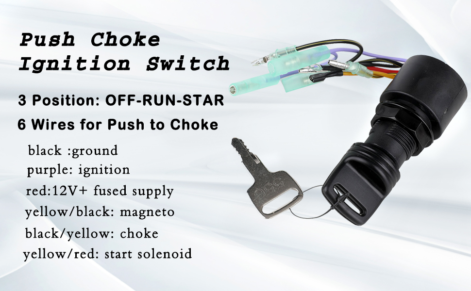 8717009A2 8717009A5 Boat Ignition Switch Replacement for