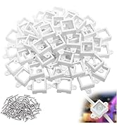 80Pcs Mount for Outdoor LED Lights,for Model H705, Waterproof LED Light Mounting Bracket Clip wit...