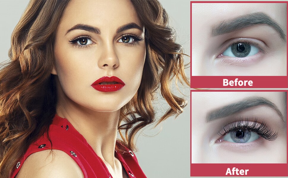 Eyelash Applicator Tool, 2PCS Lash Buddy Tool with Silicone