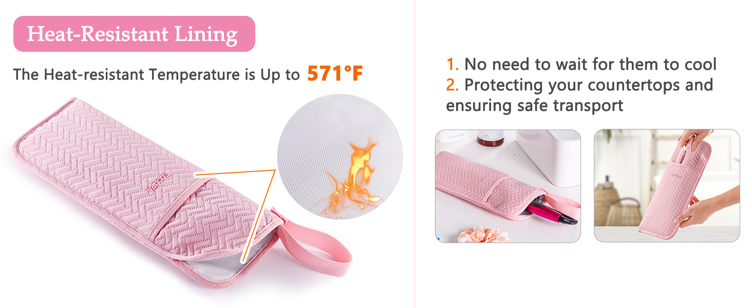 Hot Tools Organizer Heat Resistant Mat Case