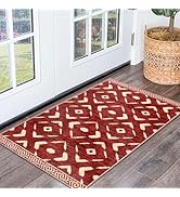 KILOCOCO Small Rug 2'x3' Entryway Rug Moroccan Rug Indoor Door Mat Machine Washable Non Slip Thro...