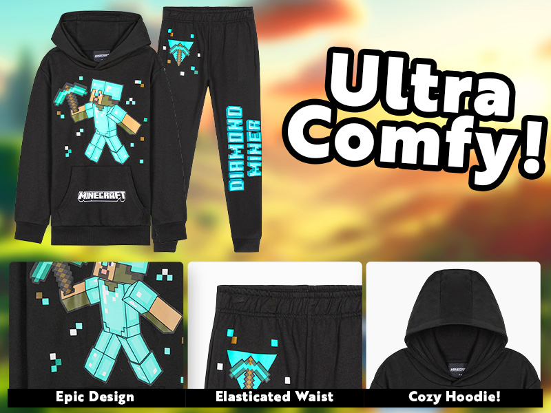 Minecraft Boys Tracksuit Set