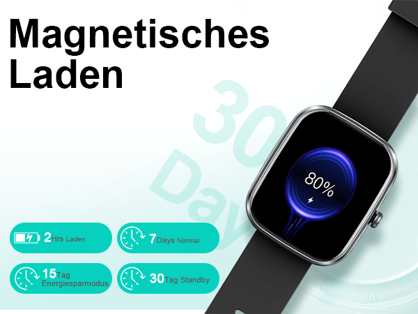 magnetische Smartwatch mit magnetischem Display