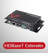 AV Access HDBaseT HDMI Extender Over Single Cat5e/6/6a/7 Ethernet Cable 4K@60Hz 130ft, 1080P@60Hz...