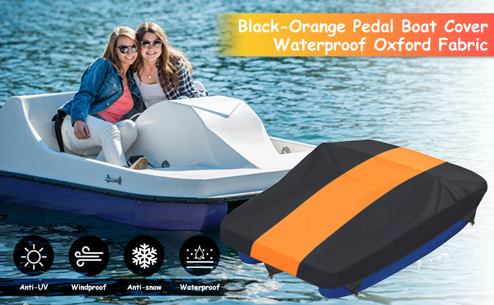 Keyless4U Land Pedal Boat Cover, Waterproof Pedal Boat