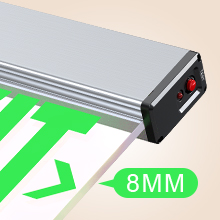 Single Face Edge Lit Emergency Exit lights