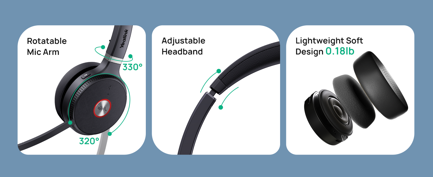 headset for landline office phone
