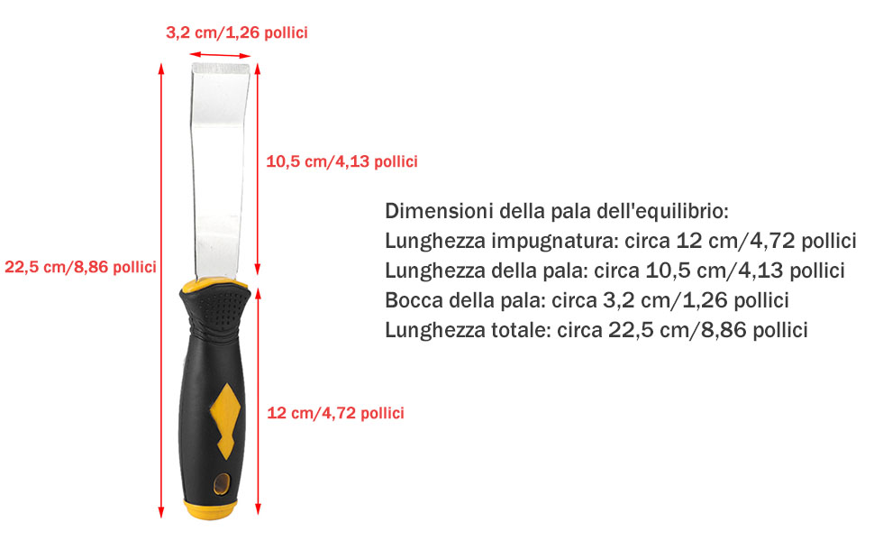 Raschietto Per Pesi Cerchi Auto - Strumento Rimozione Pesi Bilanciamento Ruote