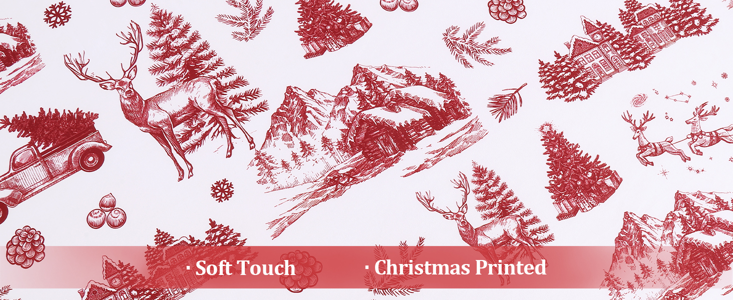 STARBEDIA Christmas Bed Sheets Full, Soft Brushed