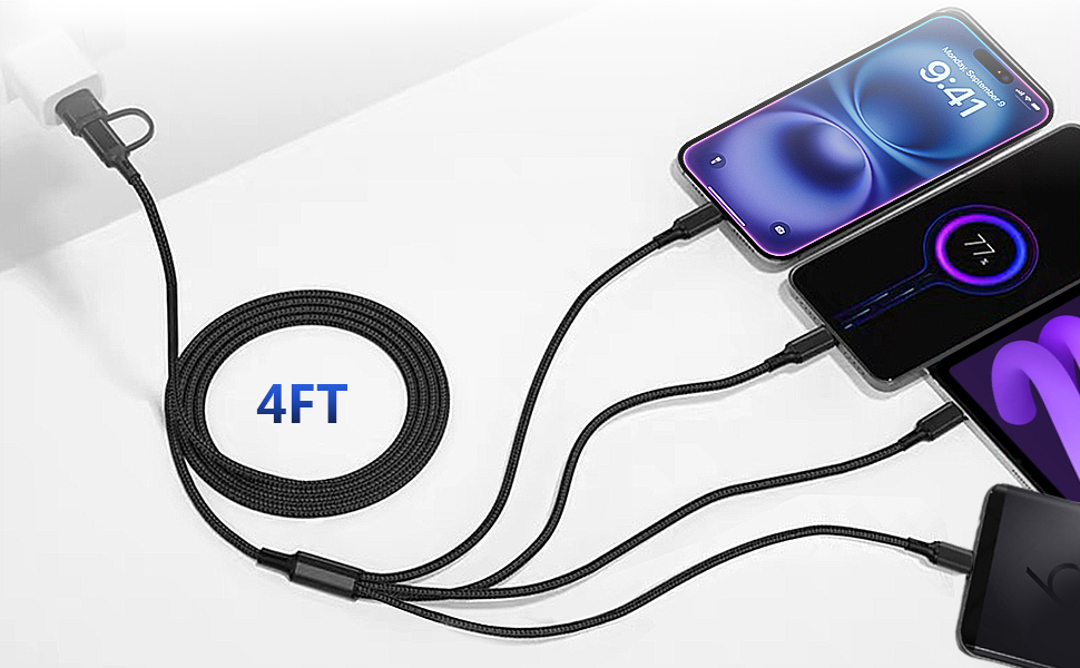 USB A/C Fast Charging Cord