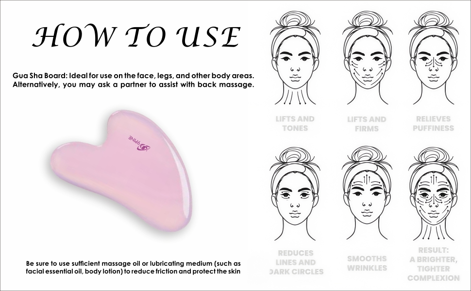 Gua sha  Pink set