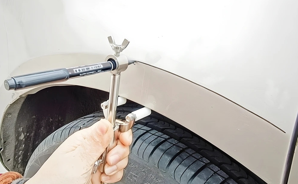 Car Wheel Eyebrow Scriber, Auto Body Line Marker Tool