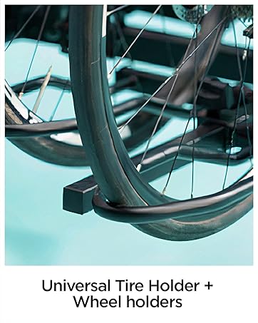 Universal tire holder and wheel holders