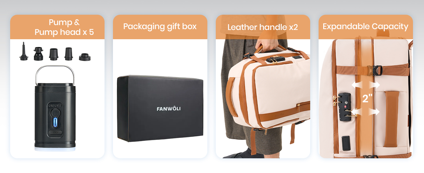 suction backpack for travel