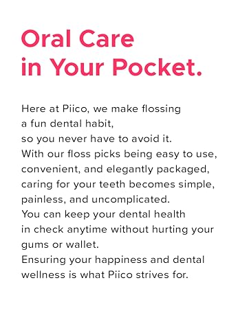 flavored floss picks rose