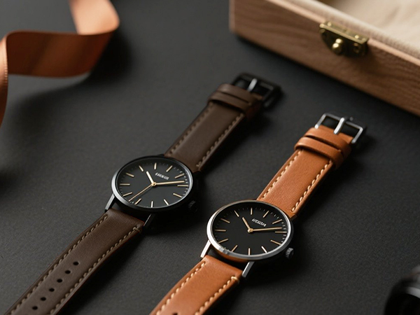 22mm leather watch band