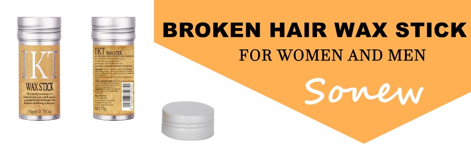 Broken Hair Artifact Hair Wax Stick Hair Pomade Stick Professional Broken Hair Shaping Gel