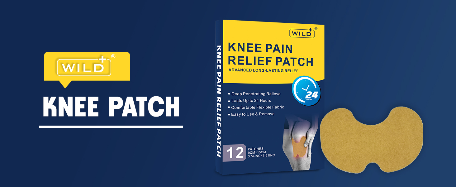 Knee pain relief patches