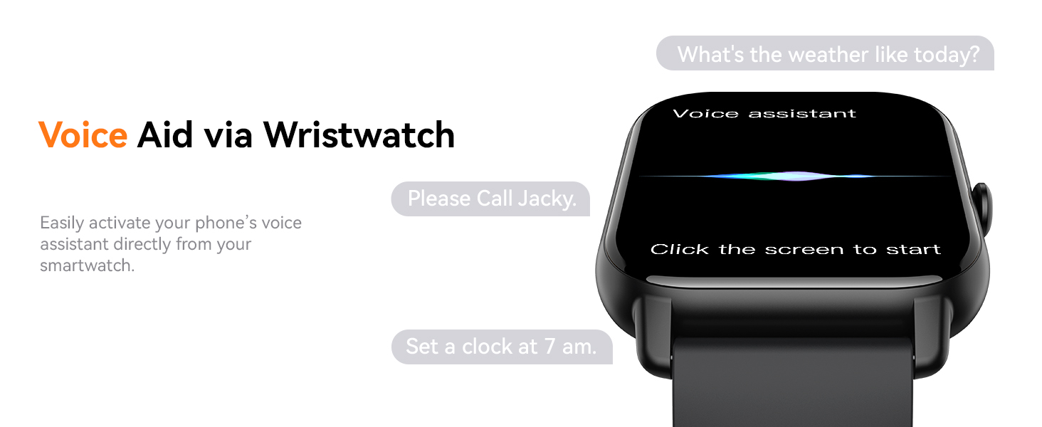 smart watch with voice assistant