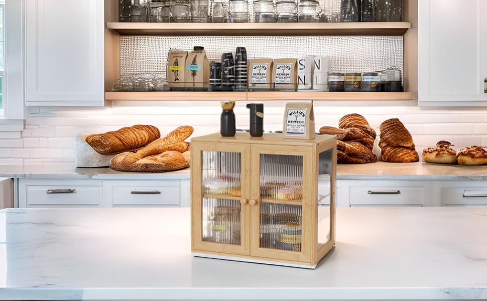 bread box for kitchen countertop