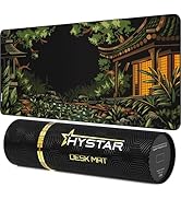 Hystar Extended Gaming Mouse Pad | 5mm Thick, Waterproof Surface, Smooth Polyester Fabric, and Na...