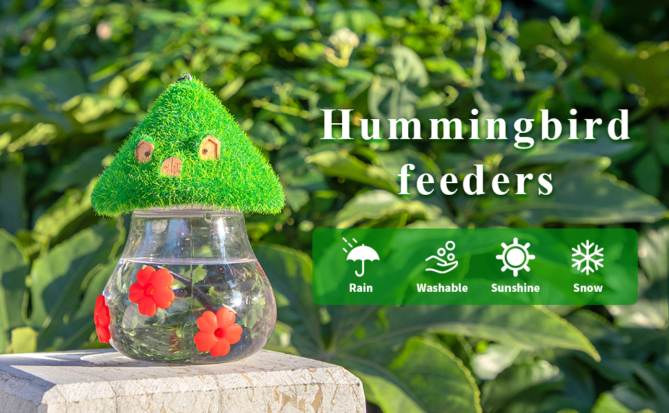 Dissyou Hummingbird Feeder,Garden Hummingbird Feeders for