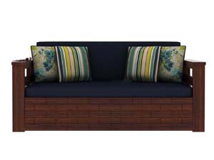 Wood Sofa Cums Bed for Home