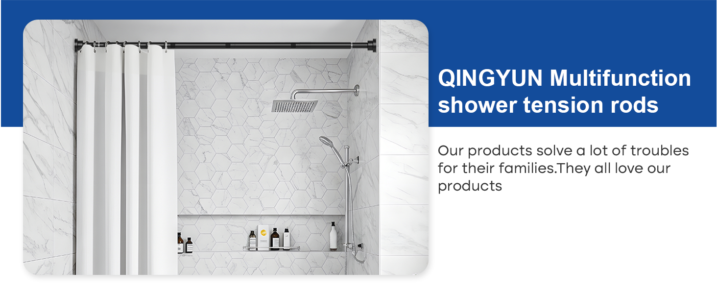 Shower Curtain Rod for Bathroom