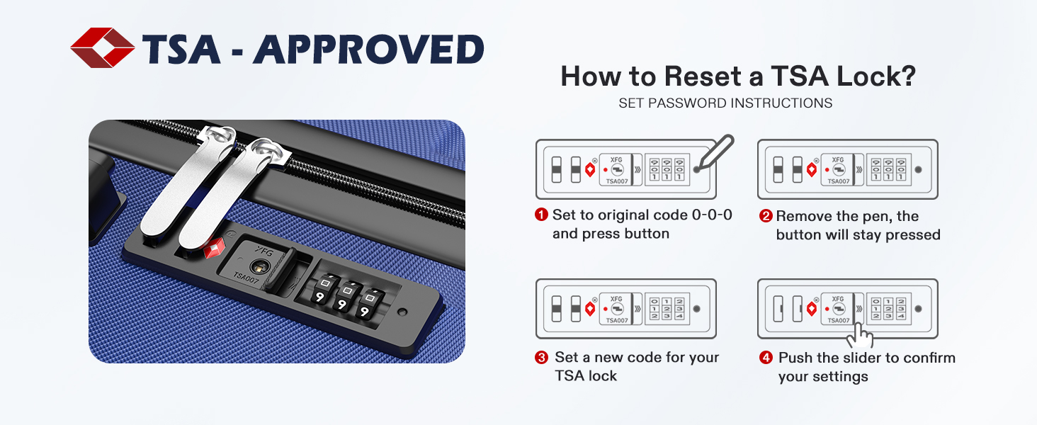 3 Piece Luggage Set Suitcase Baggage Hardside Hard Shell Telescoping Handle Spinner Wheel TSA Lock