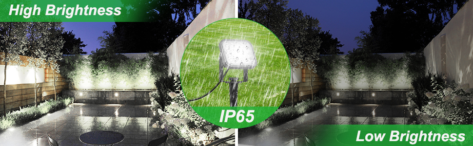 CREPOW 20 LED Solar Landscape Spotlights Outdoor